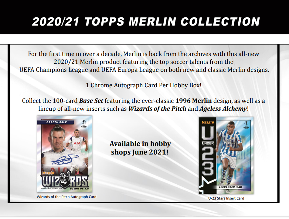 2020-21 Topps Merlin Chrome Soccer Hobby Pack