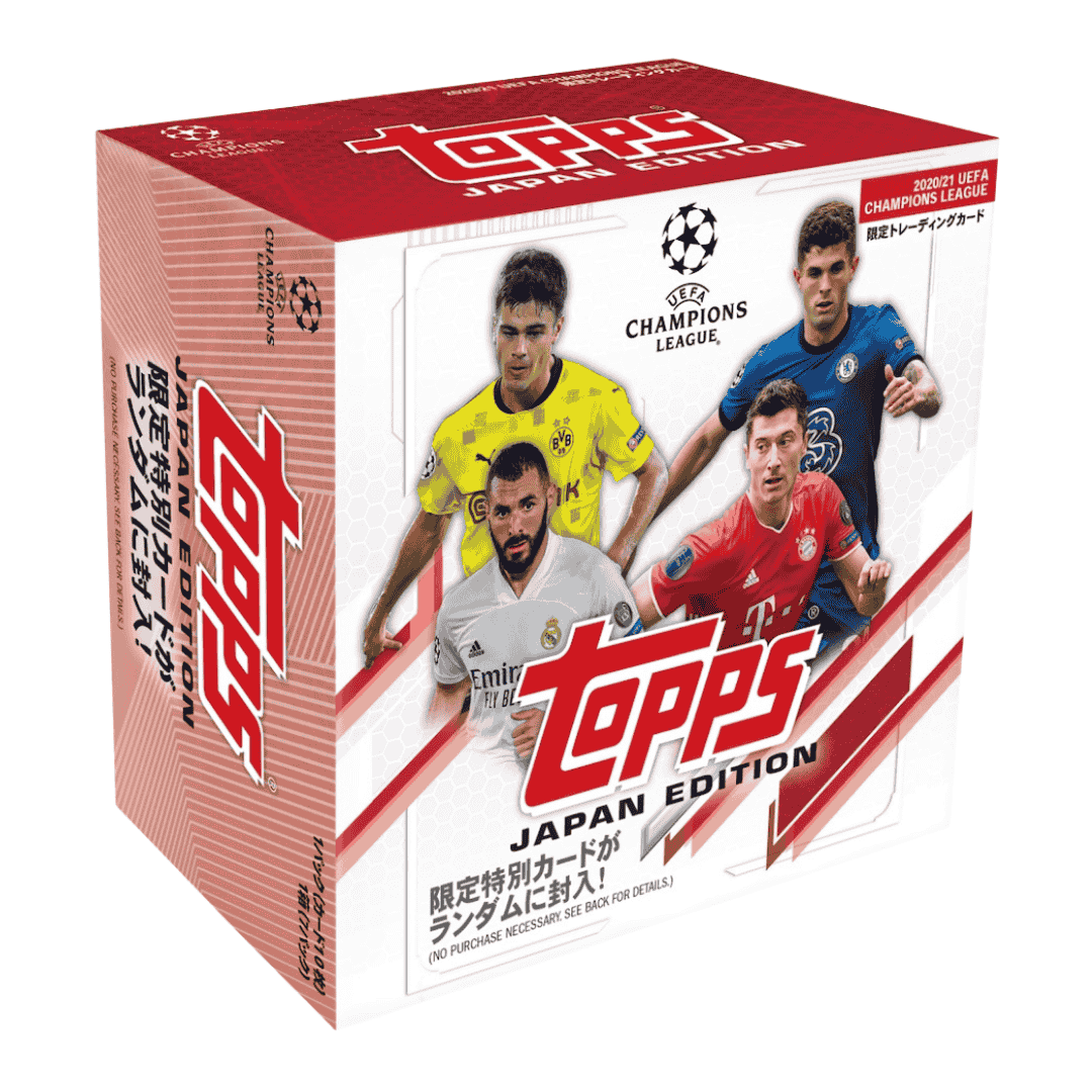  2020-21 Topps UEFA Champions League Soccer Japan Edition Hobby Box