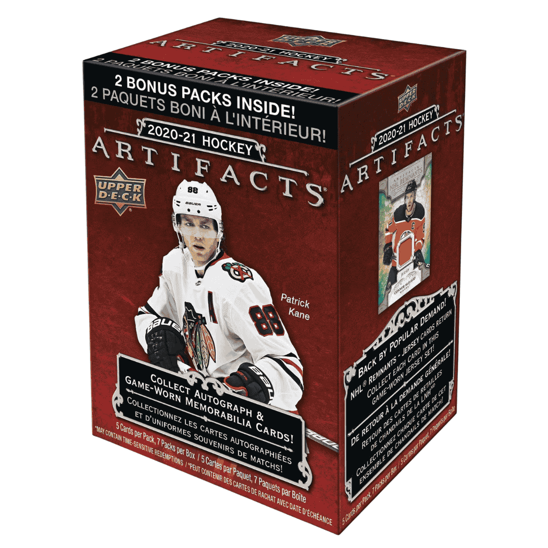 2020-21 Upper Deck Artifacts Hockey Blaster Box