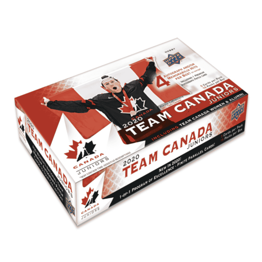2020-21 Upper Deck Team Canada Juniors Hockey Hobby Box