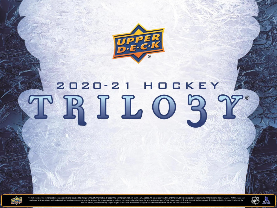 2020-21 Upper Deck Trilogy Hockey Hobby 10-Box Case