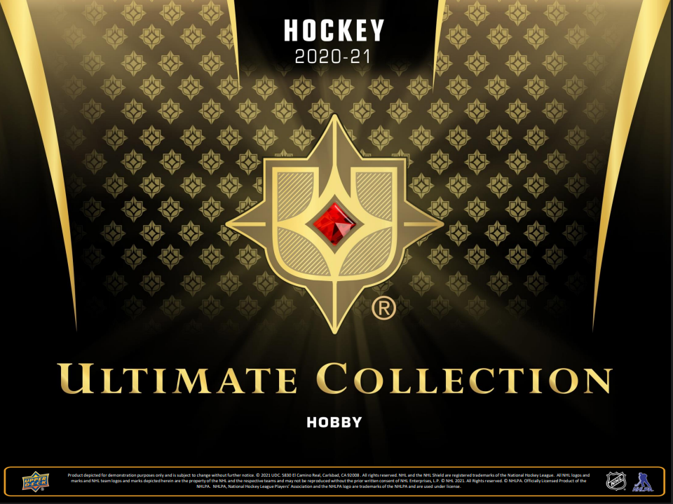 2020-21 Upper Deck Ultimate Collection Hockey Hobby 16-Box Case