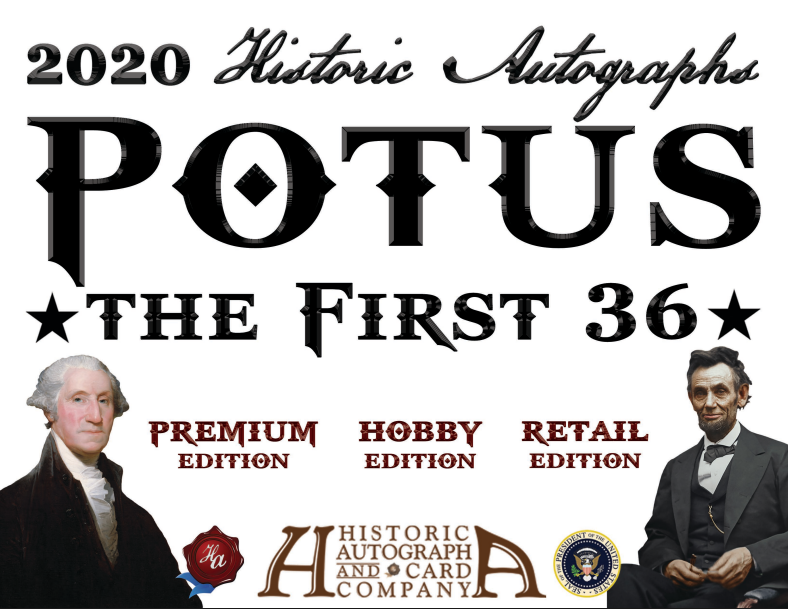 2020 Historic Autographs P.O.T.U.S. The First 36 Premium Box