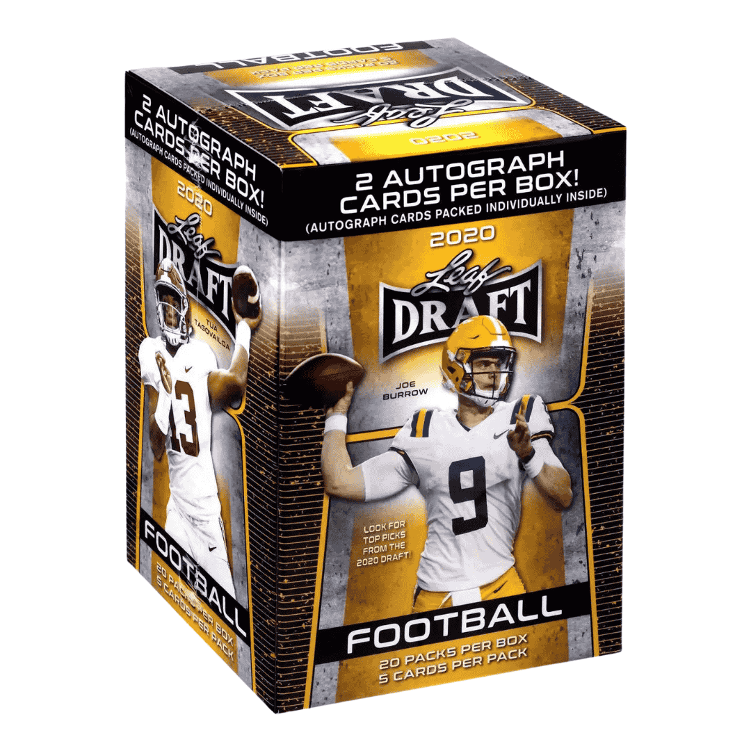 2020 Leaf Draft Football Blaster Box