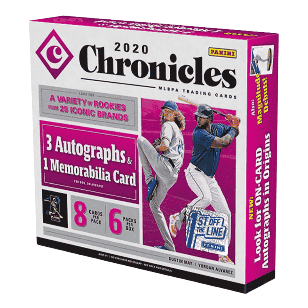 2020 Panini Chronicles Baseball 1st Off The Line Hobby Box