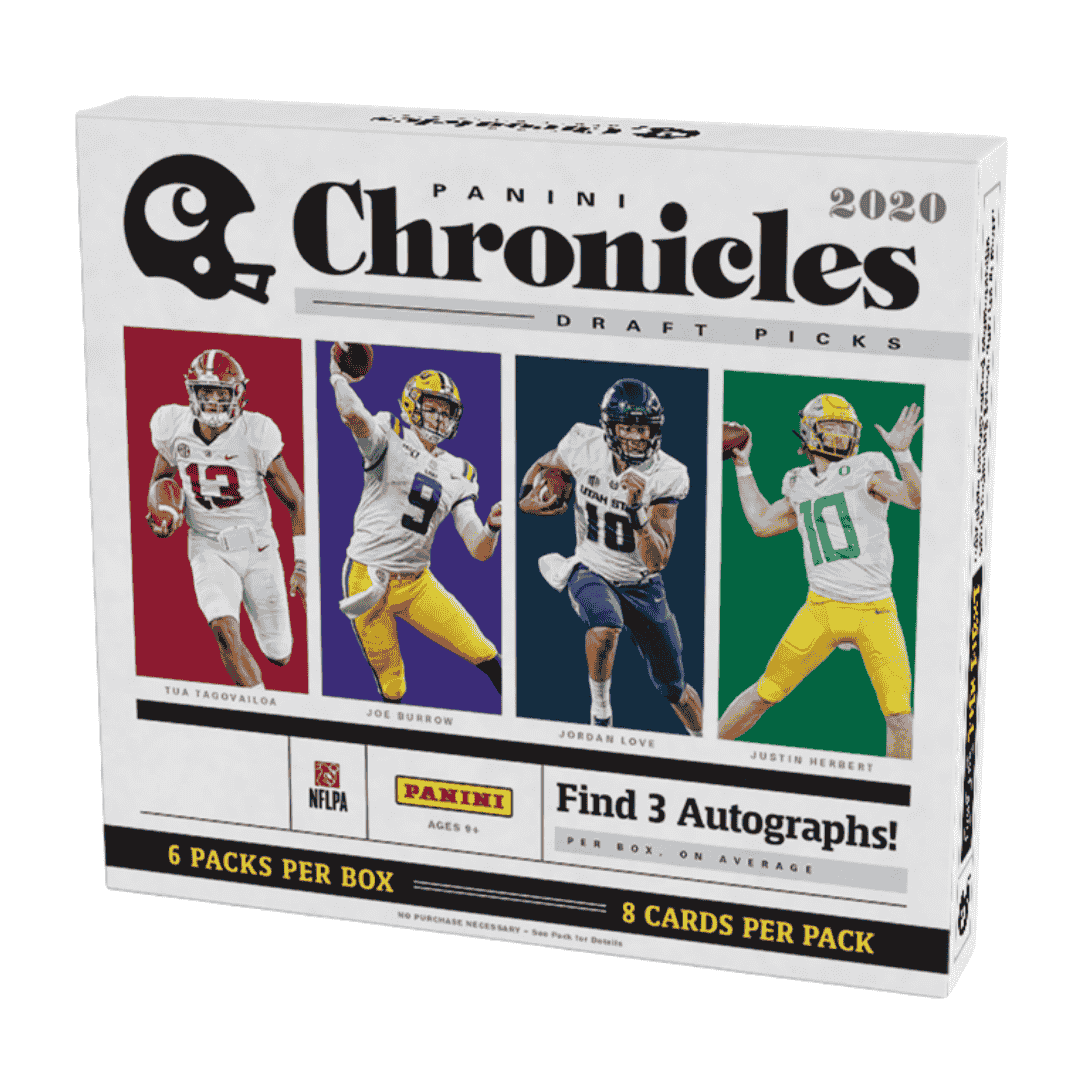 2020 Panini Chronicles Draft Picks Football Hobby Box