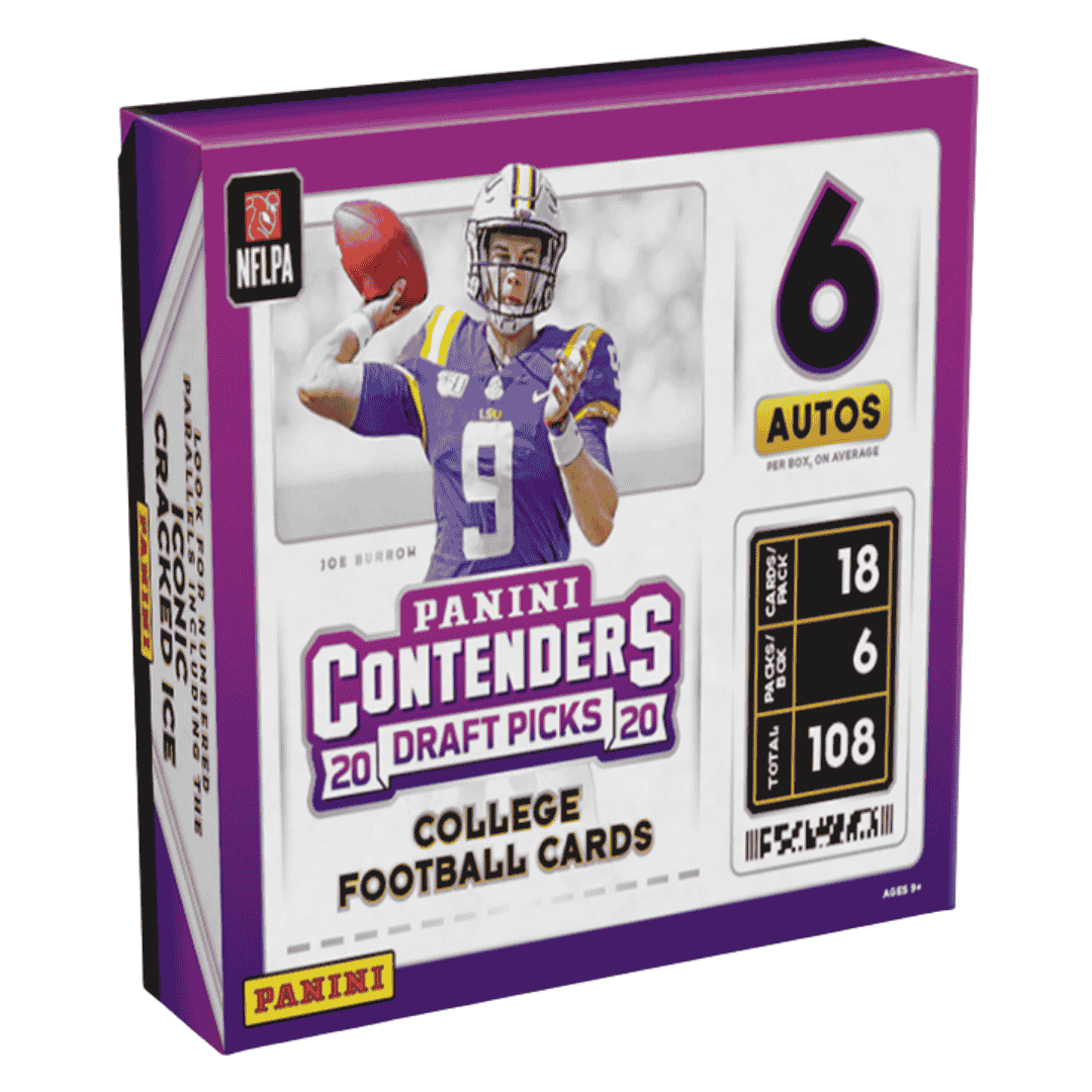 2020 Panini Contenders Draft Picks Football Hobby Box
