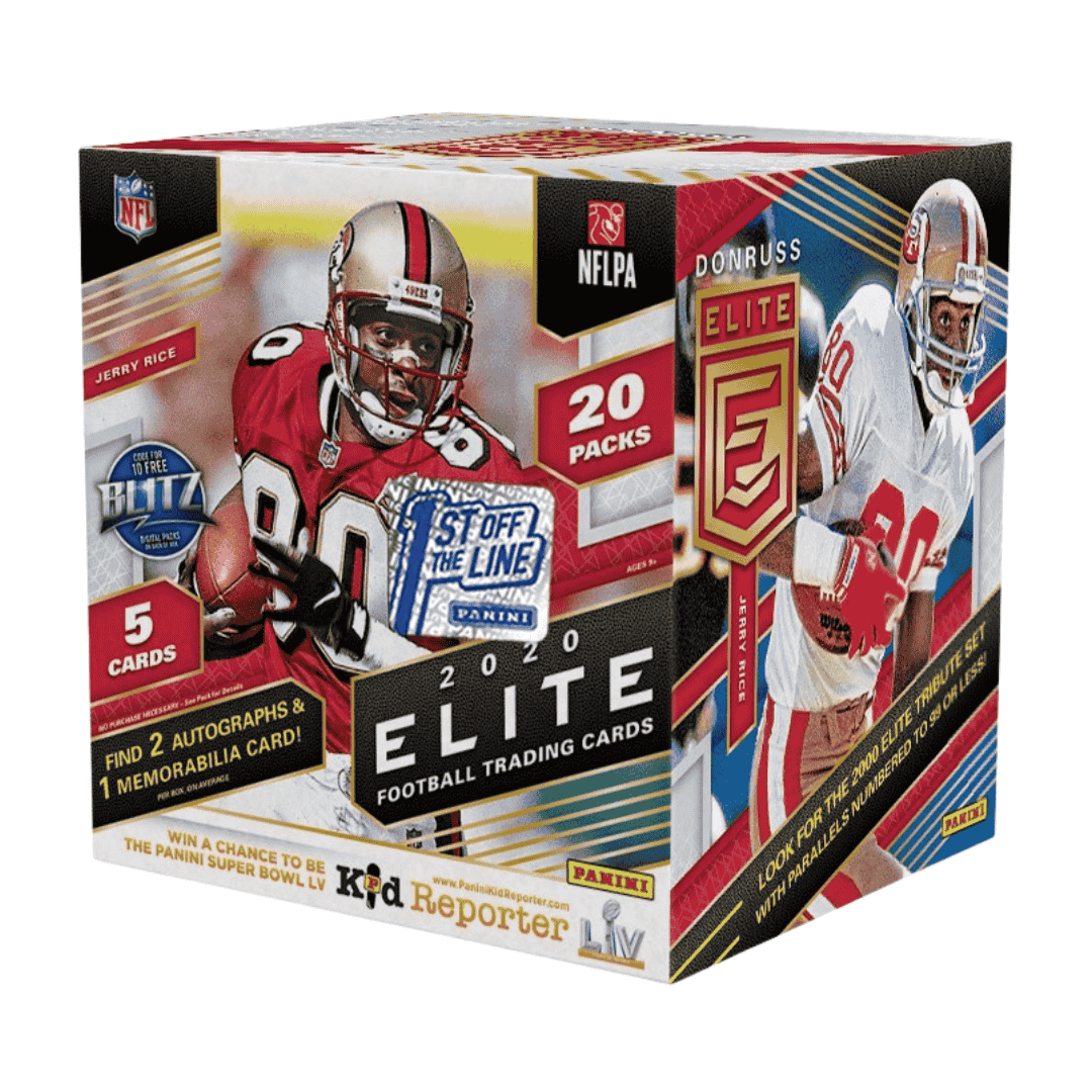 2020 Panini Donruss Elite Football 1st Off The Line Hobby Box