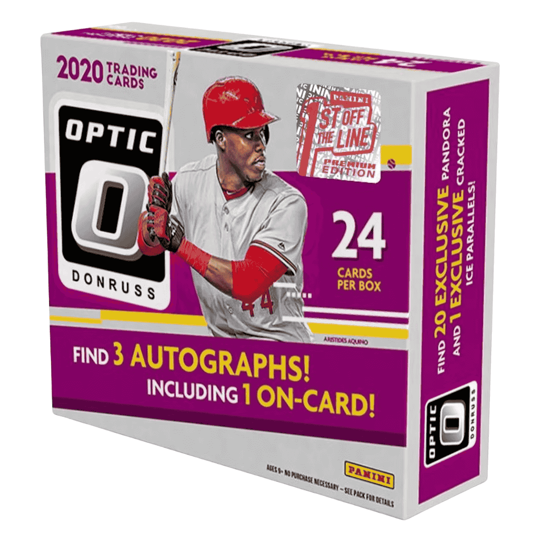 2020 Panini Donruss Optic Baseball 1st Off The Line Hobby Box