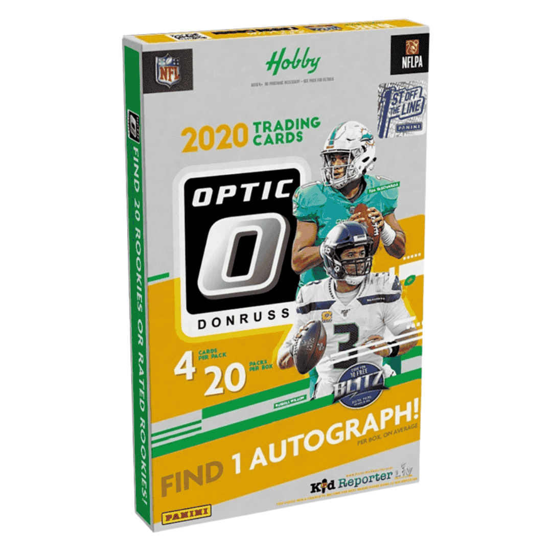2020 Panini Donruss Optic Football 1st Off The Line Hobby Box