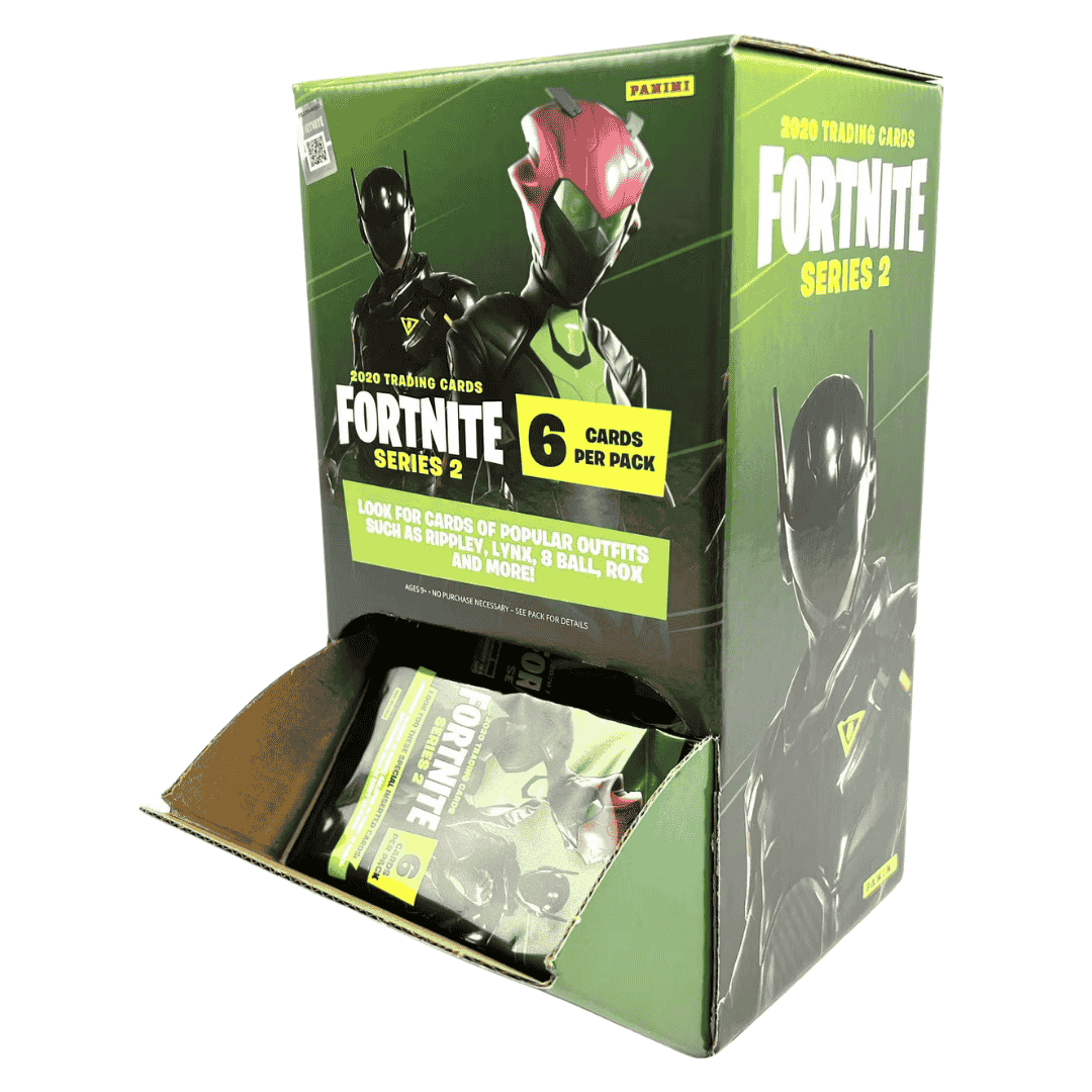2020 Panini Fortnite Series 2 Trading Cards Gravity Feed Box