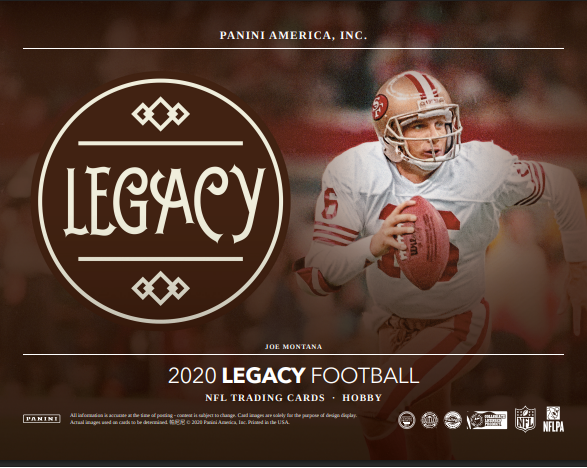 2020 Panini Legacy Football Hobby 12-Box Case