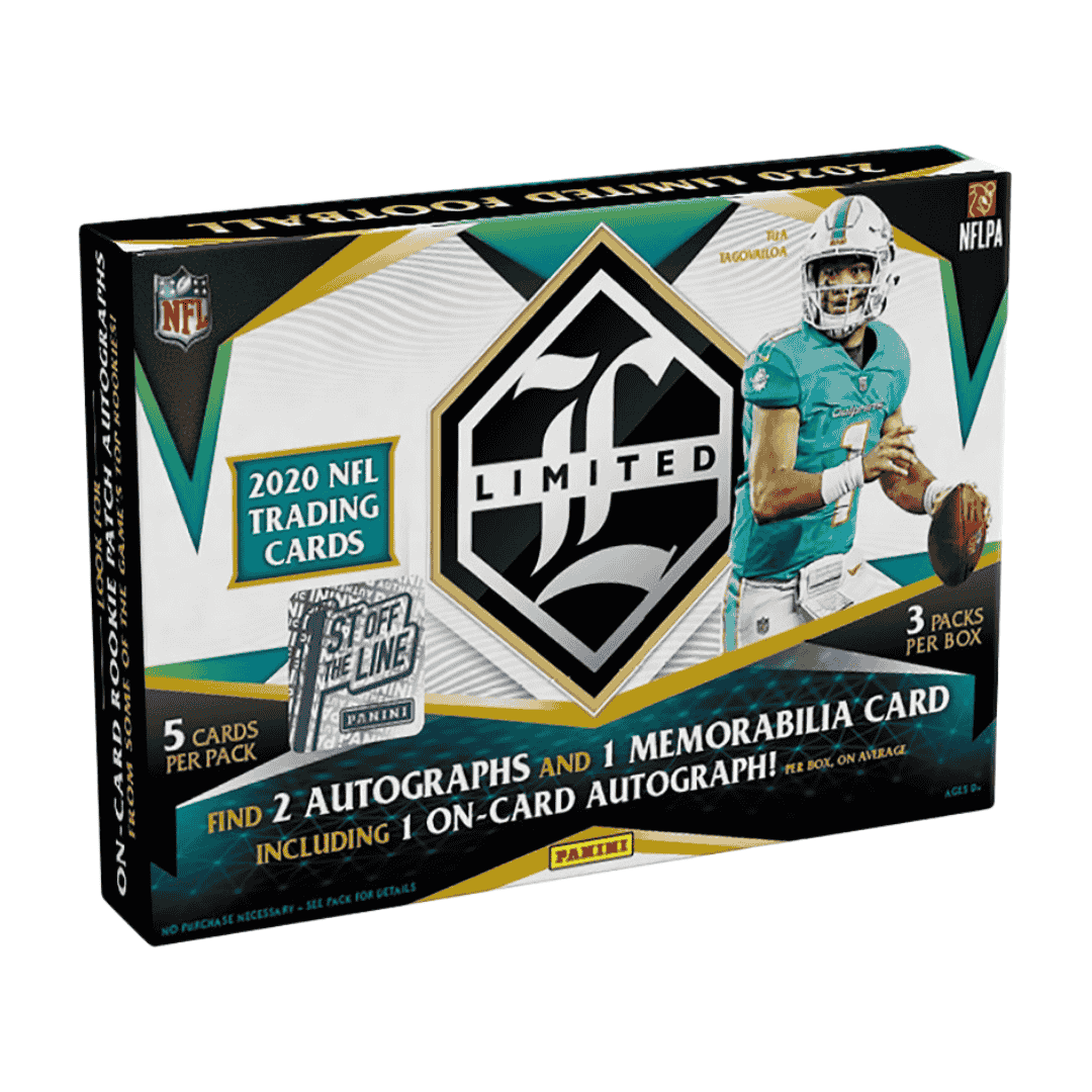 2020 Panini Limited Football 1st Off The Line Hobby Box
