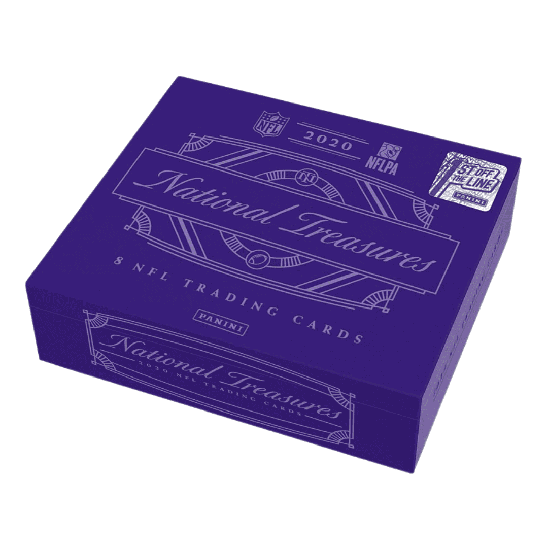 2020 Panini National Treasures Football 1st Off The Line Hobby Box