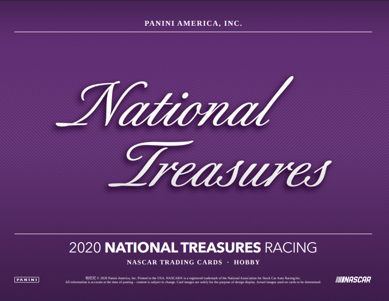 2020 Panini National Treasures Racing Hobby 4-Box Case