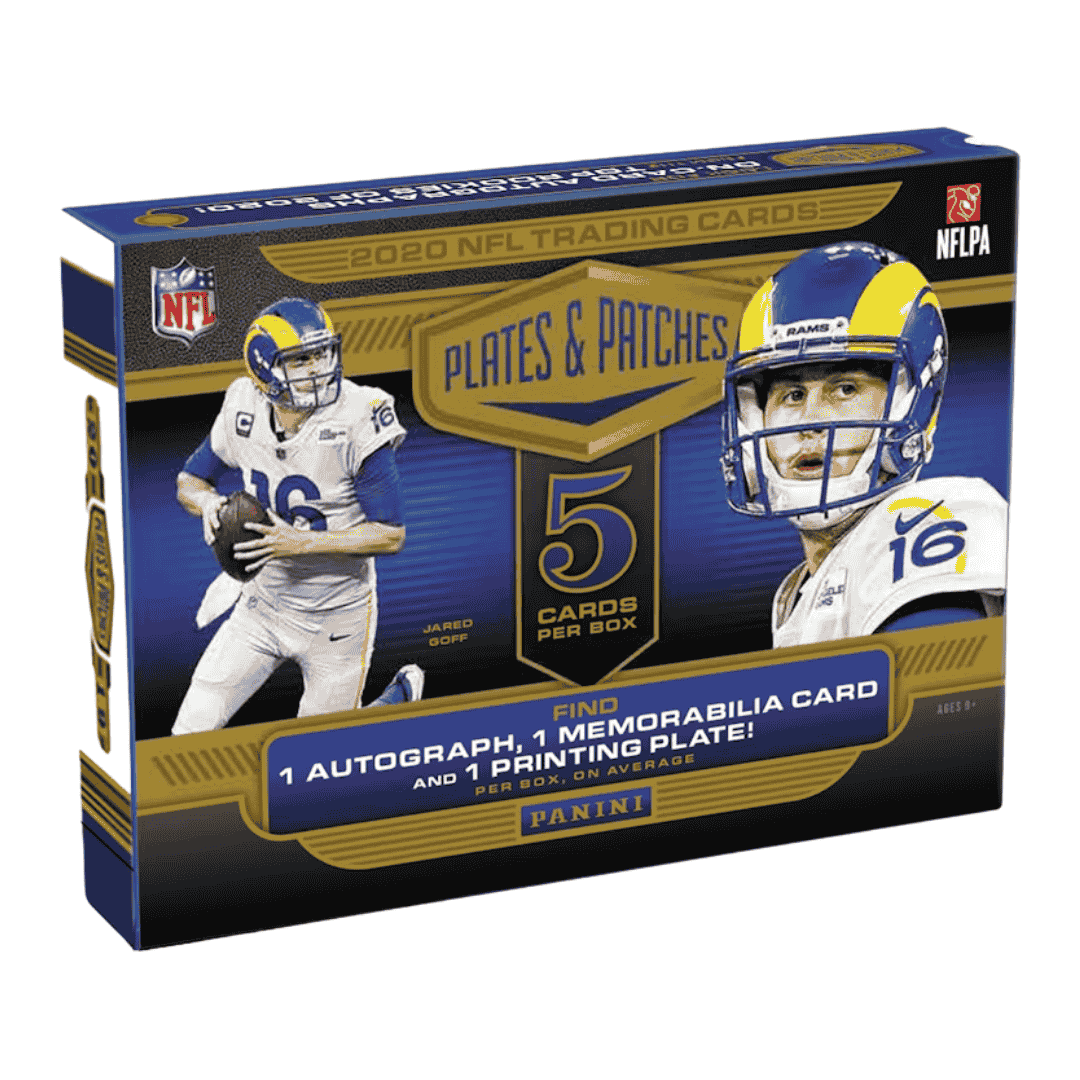 2020 Panini Plates & Patches Football Hobby Box