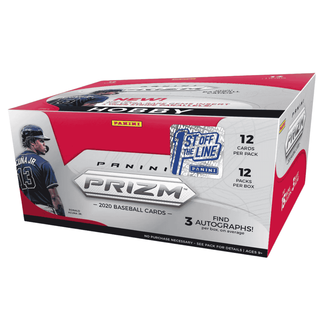 2020 Panini Prizm Baseball 1st Off The Line Hobby Box