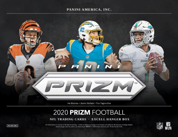 2020 Panini Prizm Football Hanger Box (Light Blue Prizms)
