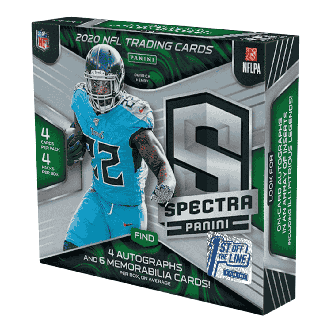 2020 Panini Spectra Football 1st Off The Line Hobby Box