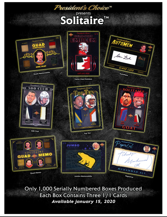 2020 President's Choice Solitaire Box