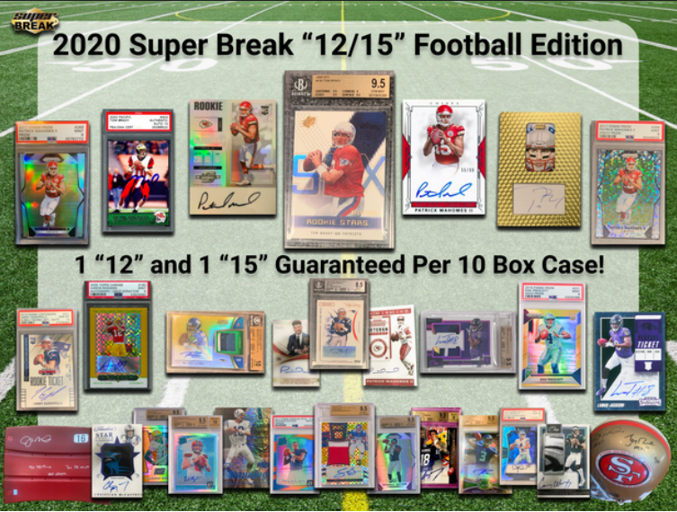 2020 Super Break 12-15 Football 10-Box Case