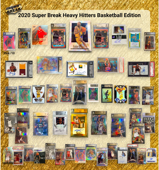 2020 Super Break Heavy Hitters Basketball 10-Box Case