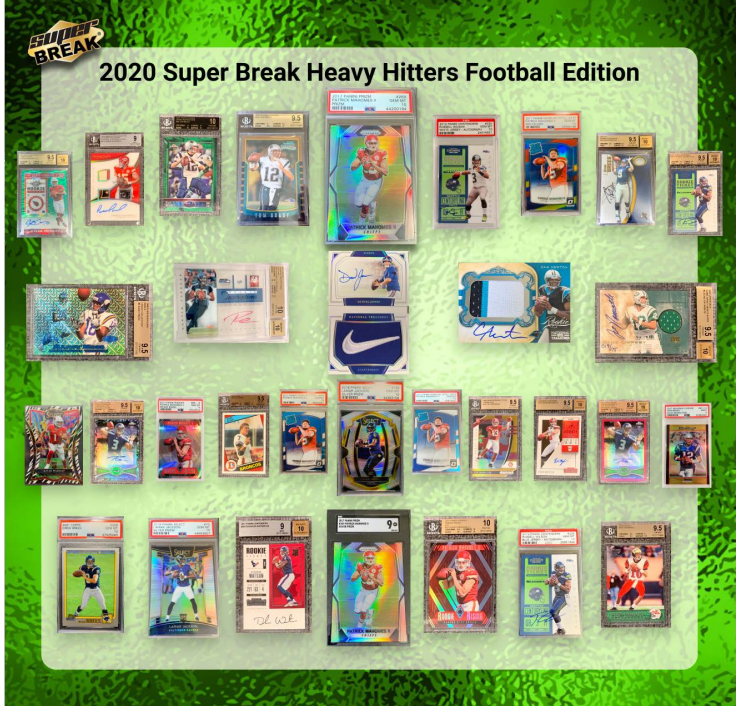 2020 Super Break Heavy Hitters Football 10-Box Case