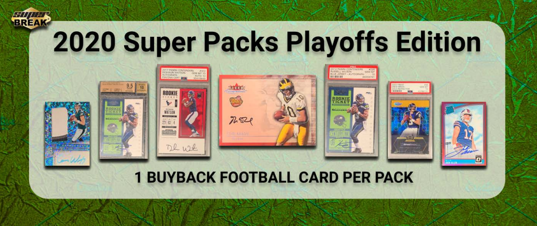 2020 Super Break Super Pack Playoff Edition Football Box