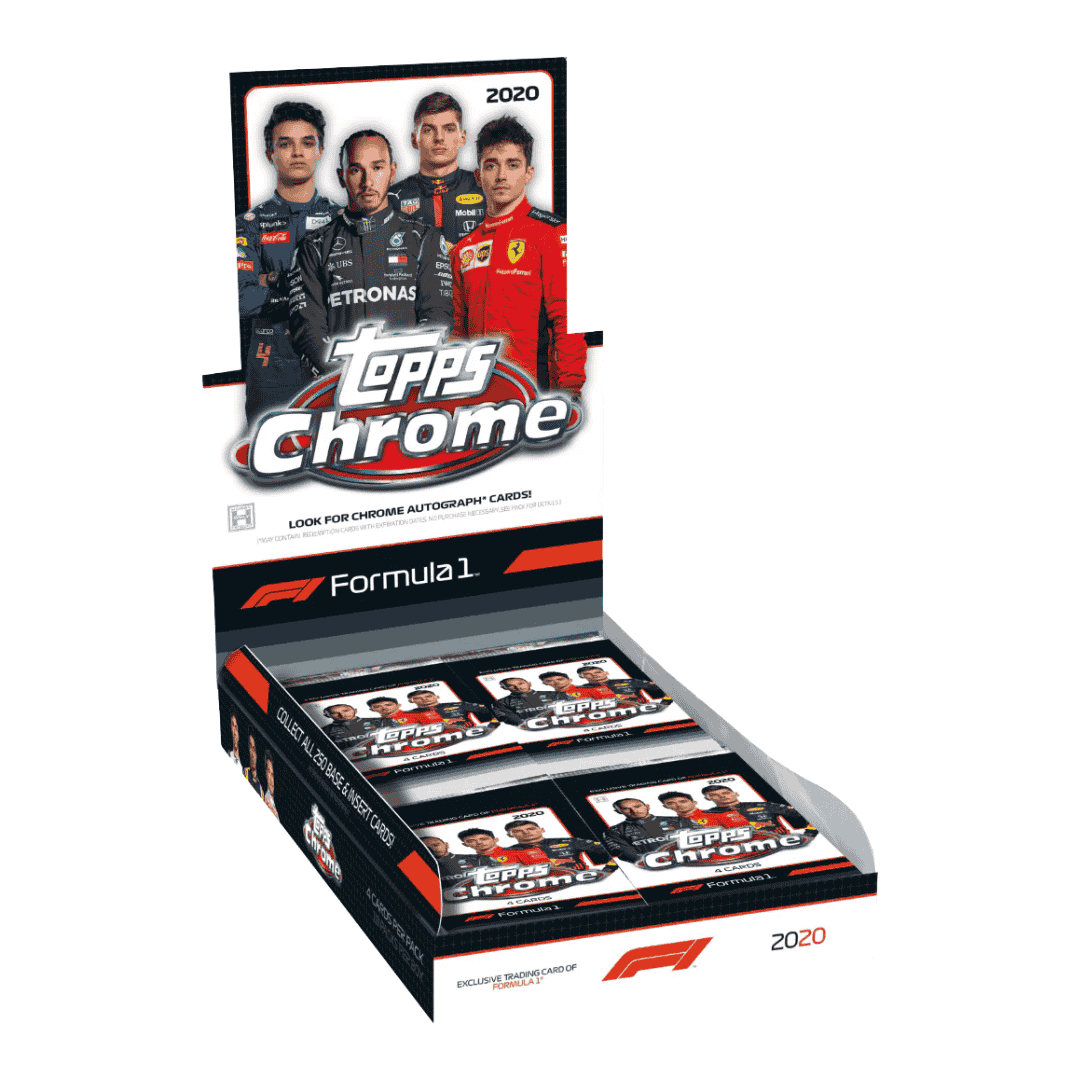 2020 Topps Chrome Formula 1 F1 Racing Hobby Box