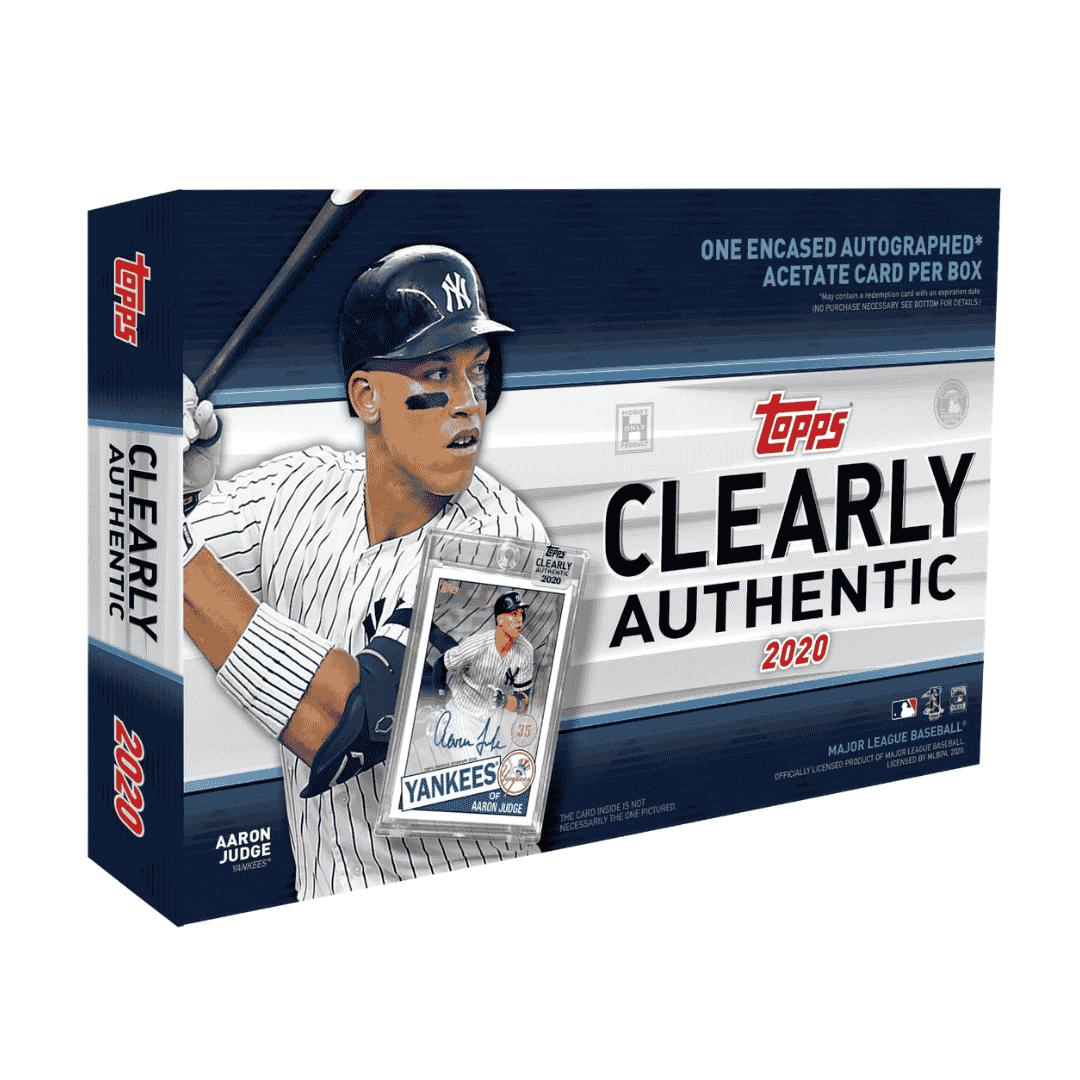 2020 Topps Clearly Authentic Baseball Hobby Box