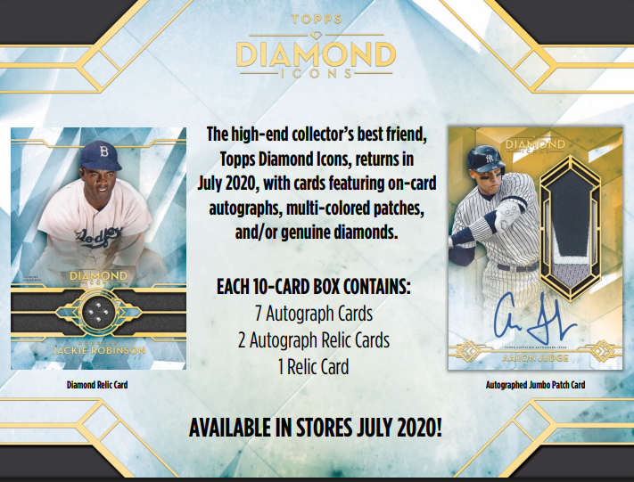 2020 Topps Diamond Icons Baseball Hobby Box