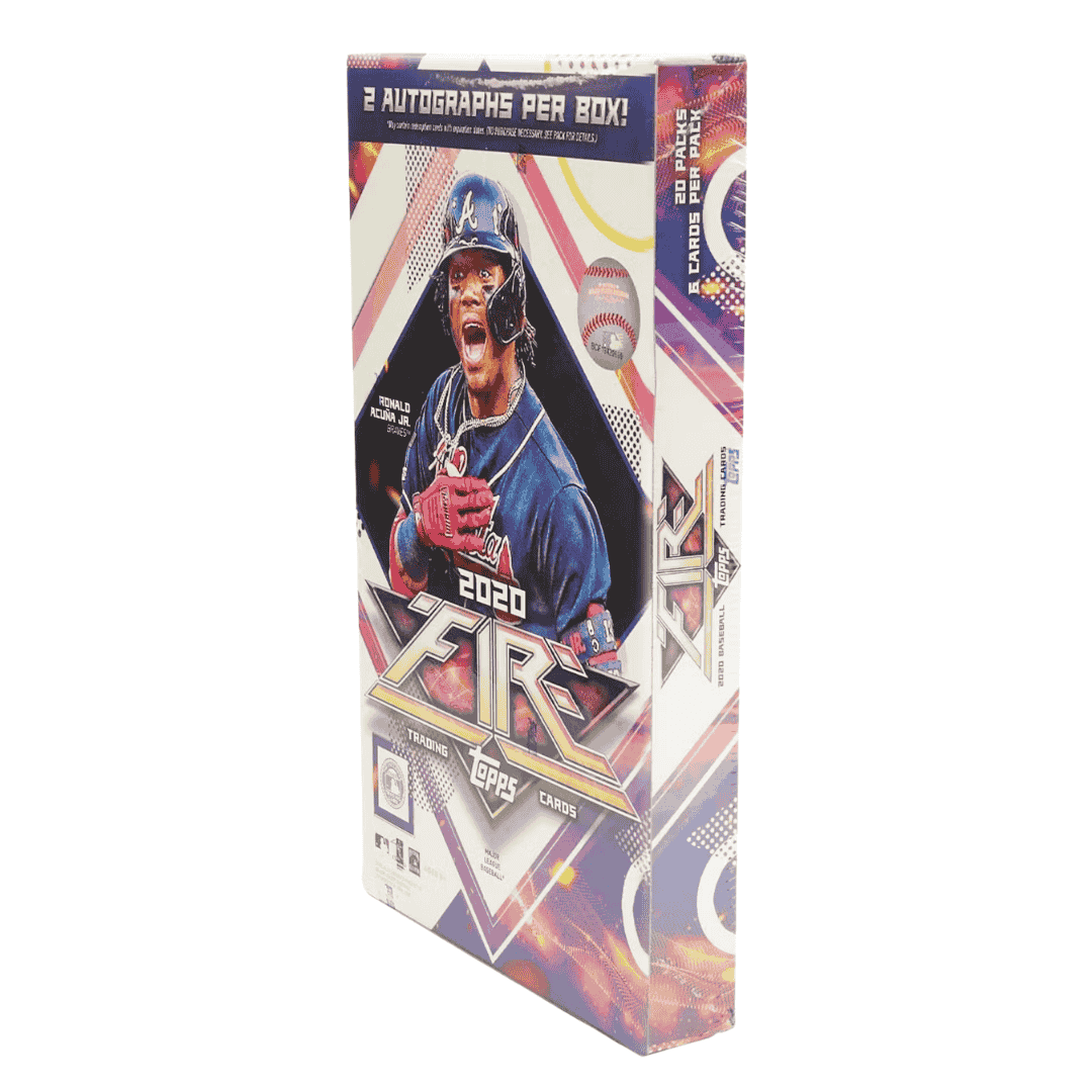 2020 Topps Fire Baseball Collector Box