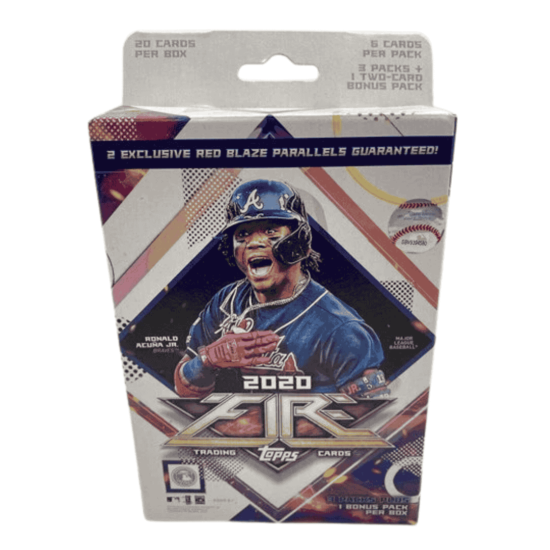 2020 Topps Fire Baseball Hanger Box