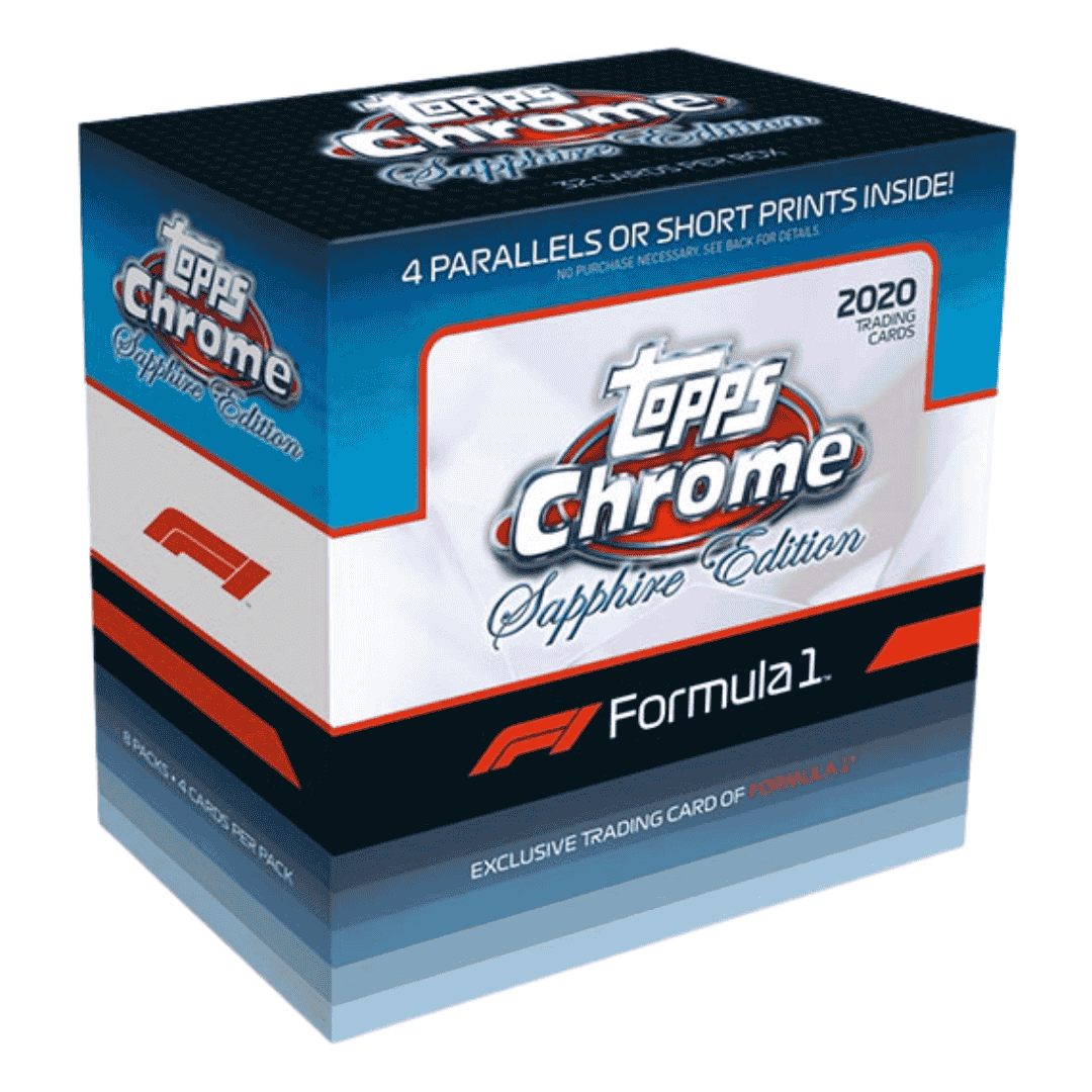 2020 Topps Formula 1 Chrome Sapphire Edition Mega box