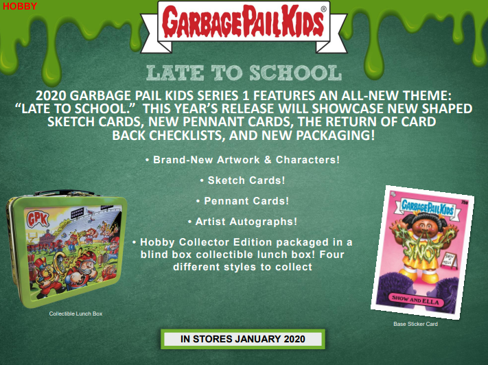 2020 Topps Garbage Pail Kids Late to School Blaster 40-Box Case
