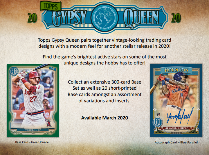  2020 Topps Gypsy Queen Baseball Value Pack