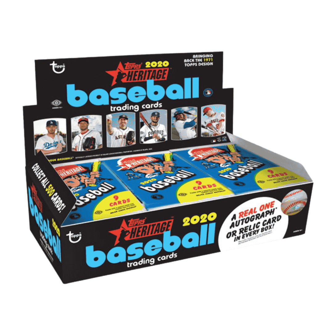 2020 Topps Heritage Baseball Hobby Box