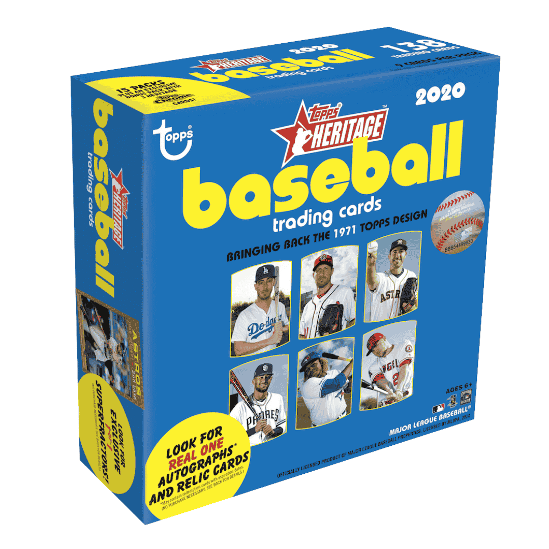 2020 Topps Heritage Baseball Mega Box
