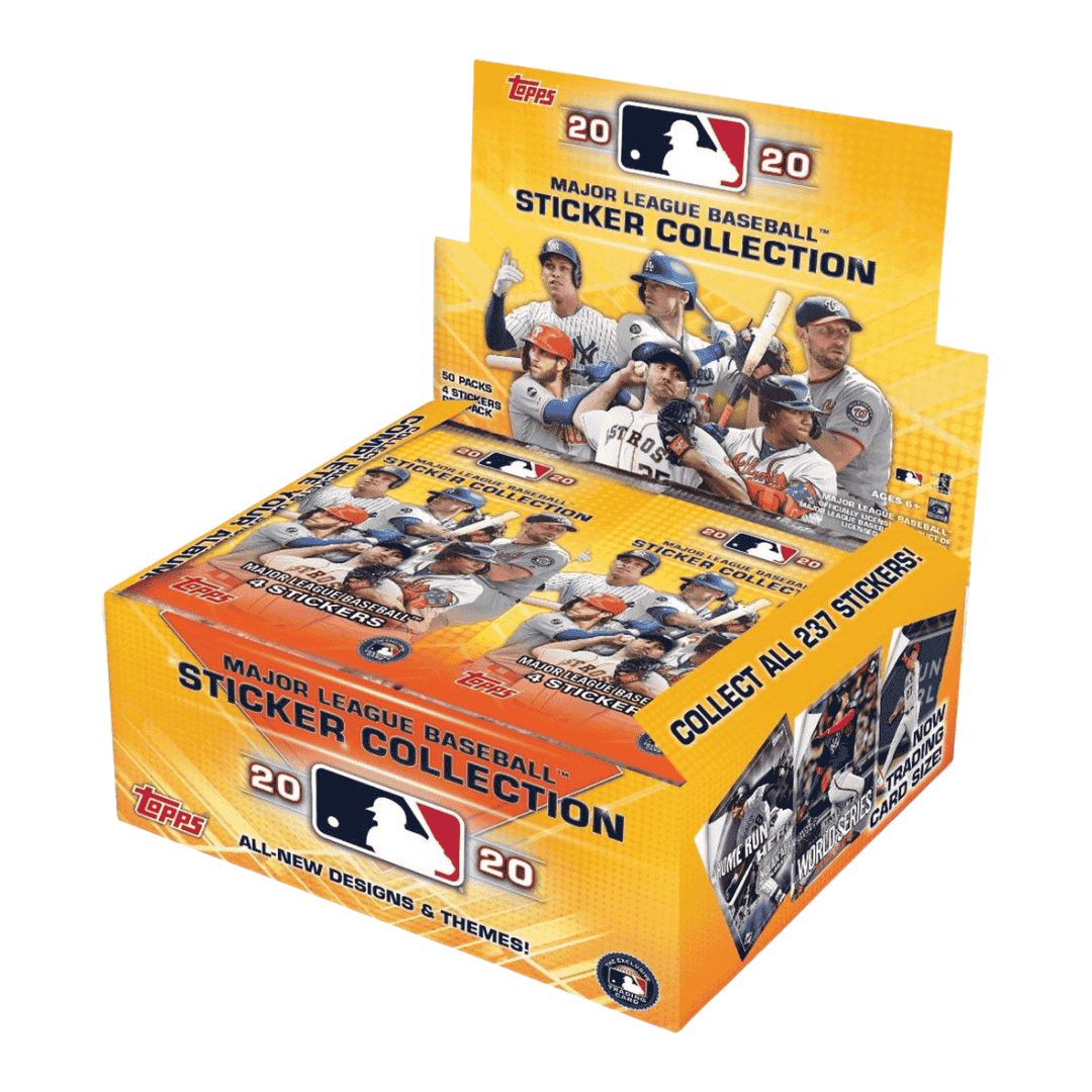 2020 Topps MLB Sticker Collection Album Baseball Box