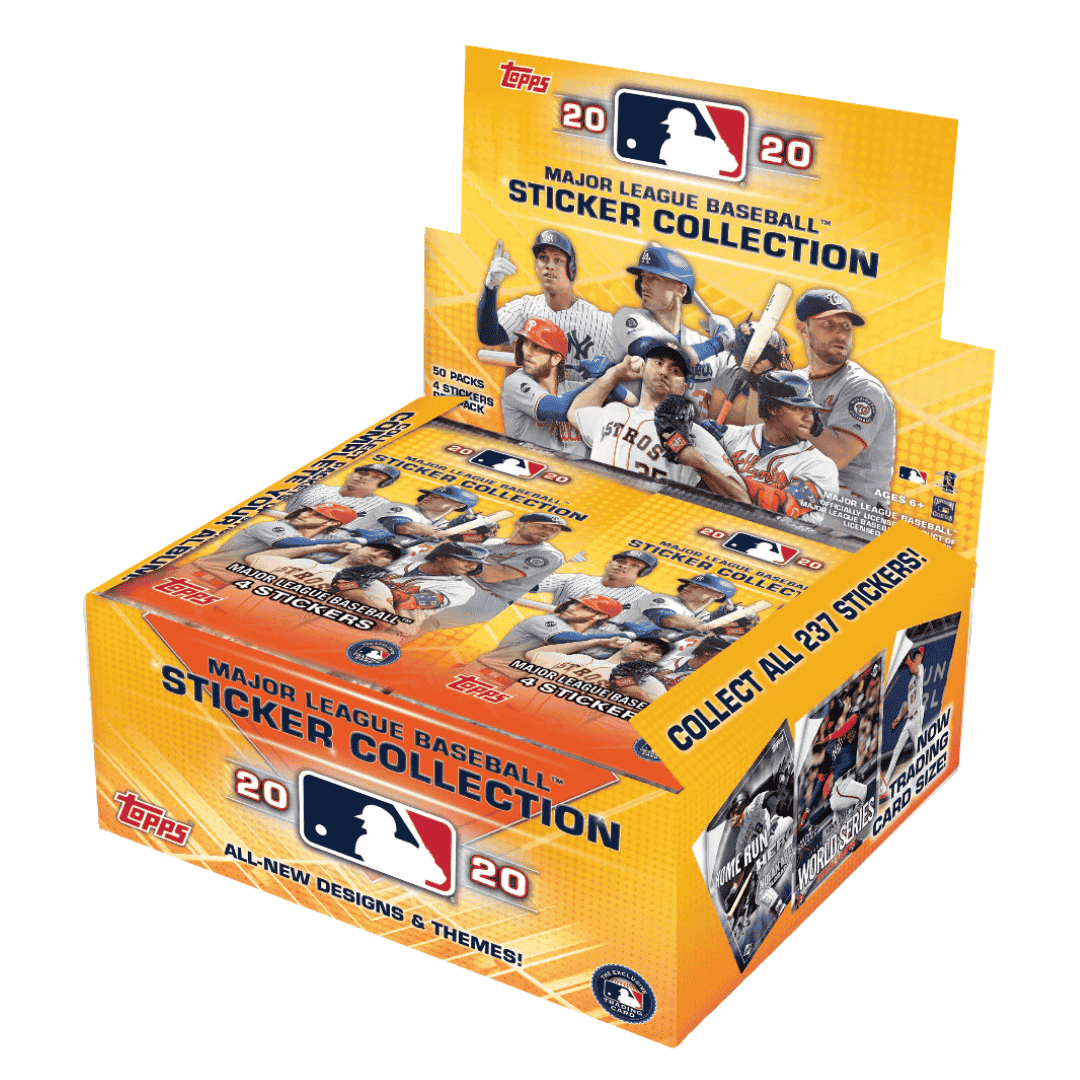 2020 Topps MLB Sticker Collection Baseball Box