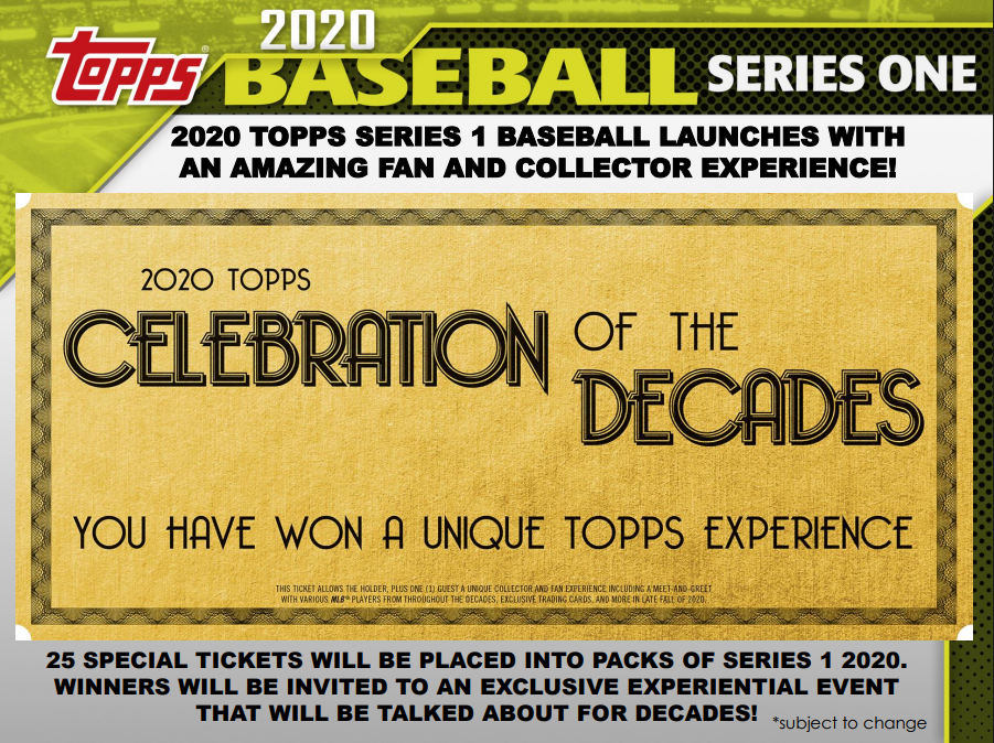 2020 Topps Series 1 Baseball Retail Box