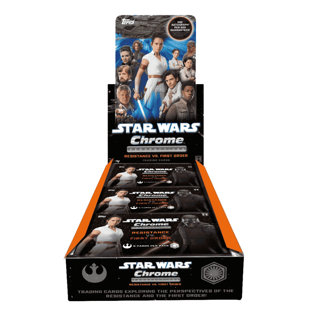 2020 Topps Star Wars Chrome Perspectives: Resistance Vs The First Order Box