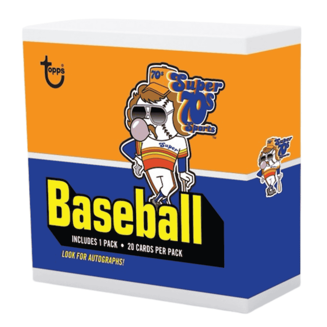 2020 Topps X Super 70's Baseball Curated Set Box