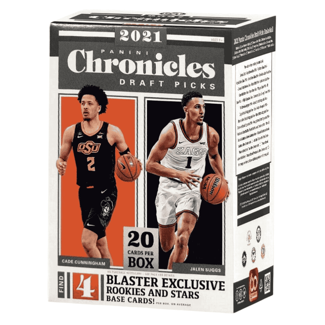 2021-22 Panini Chronicles Draft Picks Collegiate Basketball Blaster Box
