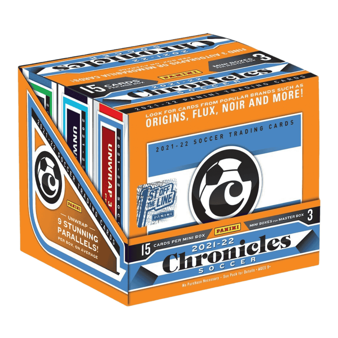 2021-22 Panini Chronicles Soccer 1st Off The Line Hobby Box