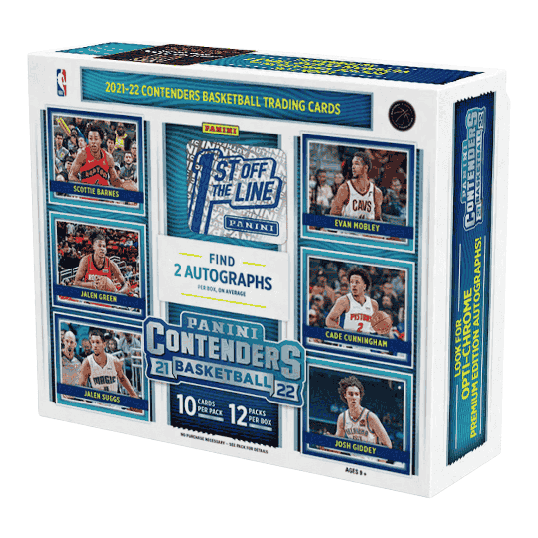 2021-22 Panini Contenders Basketball 1st Off The Line Hobby Box