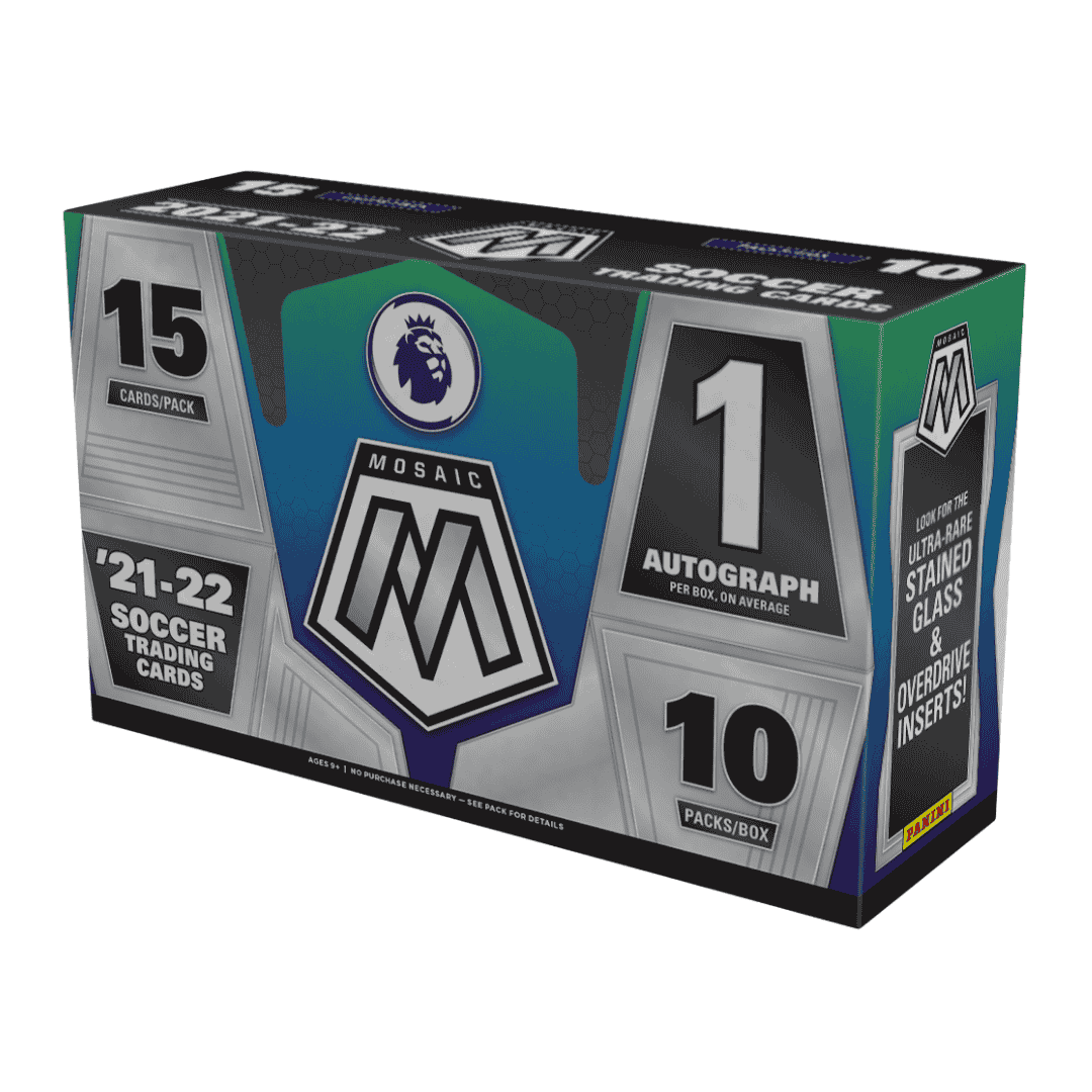 2021-22 Panini Mosaic Premier League Soccer Hobby Box