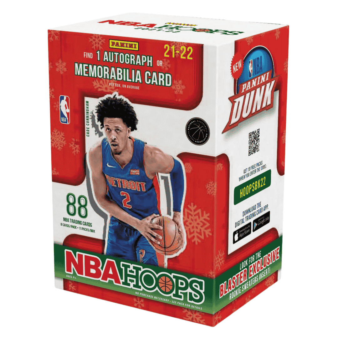 2021-22 Panini NBA Hoops Holiday Basketball Blaster Box