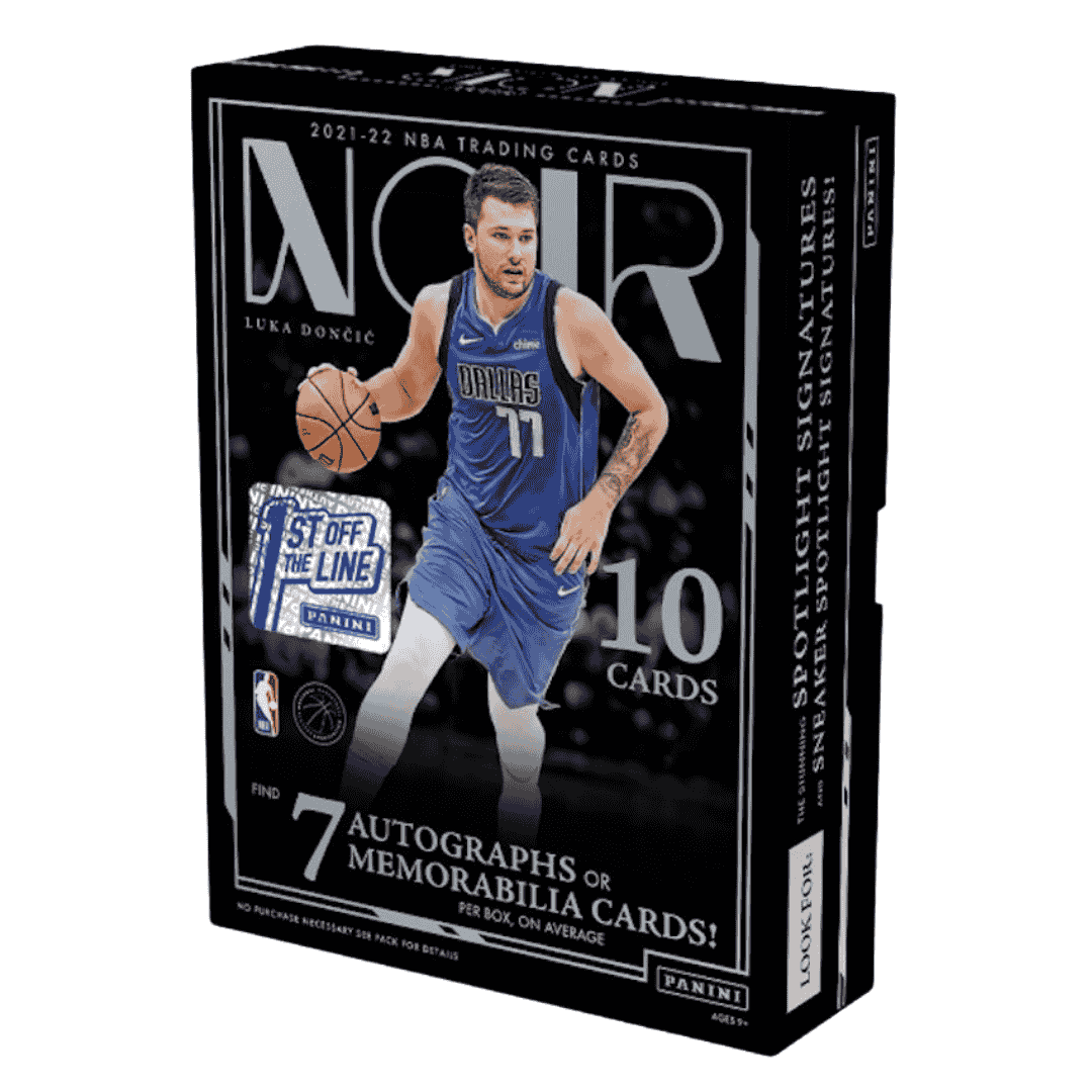 2021-22 Panini Noir Basketball 1st Off The Line Hobby Box