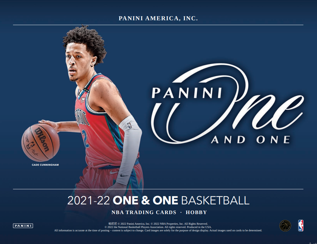 2021-22 Panini One and One Basketball Hobby 10-Box Case - 1st Off The Line